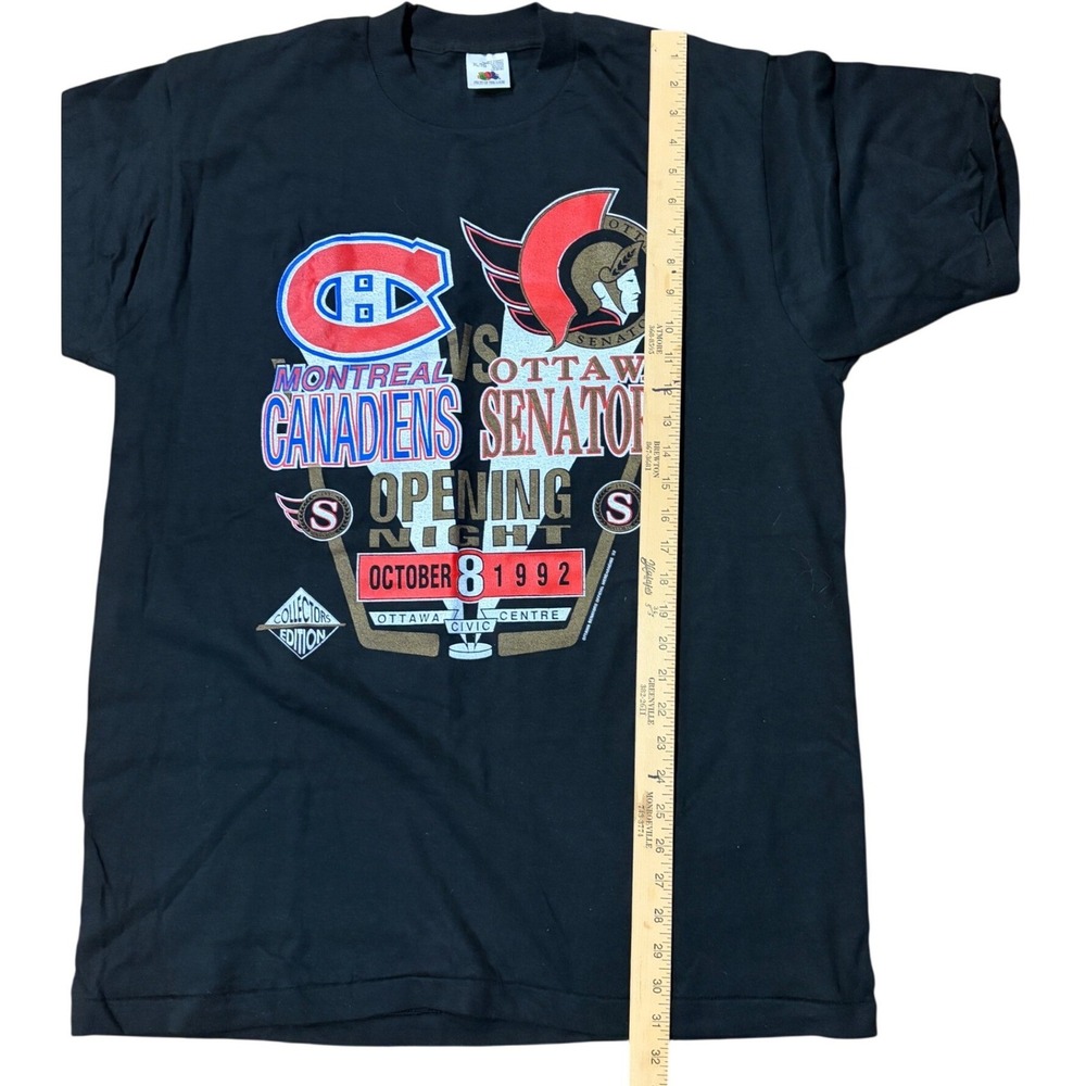 VTG 1992 Ottawa Senators Inaugural Seasn Opening Night "Dawn of a New Empire" XL - Picture 3 of 9